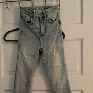 Free people high rise skinny jeans